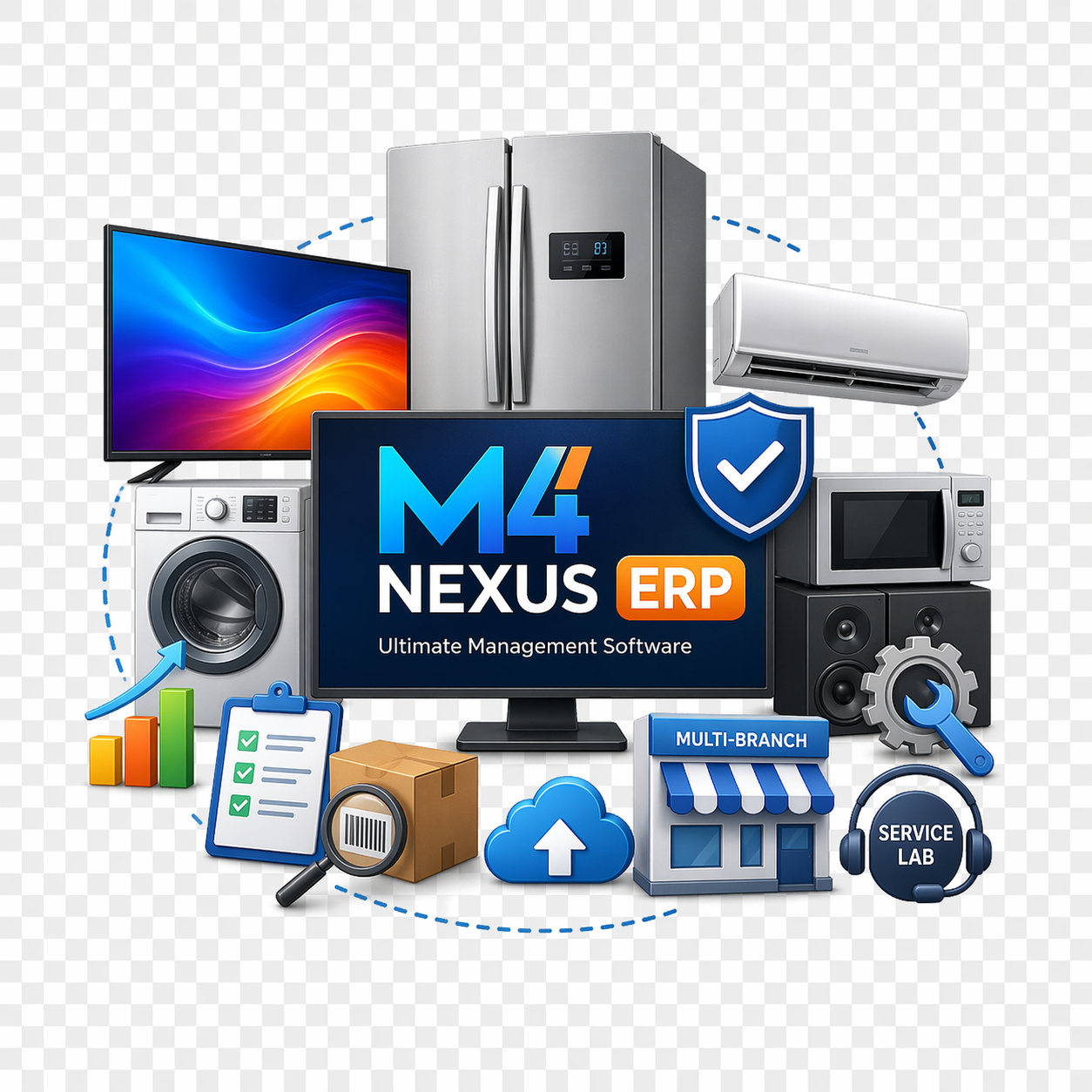M4 Nexus ERP: Enterprise Retail & Service Management